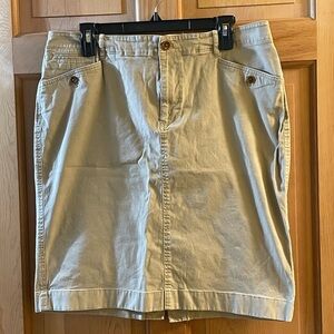 Ralph Lauren Khaki Skirt